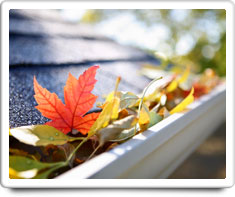 image of roof gutters